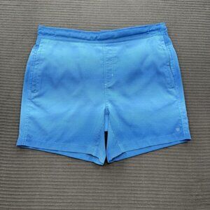 Mack Weldon Shorts Mens Medium Blue Quick Dry Swim Trunks Mesh Pocket Athletic